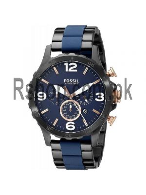 Fossil Nate Chronograph Blue Dial Men's Watch  (Swiss Watch) Price in Pakistan