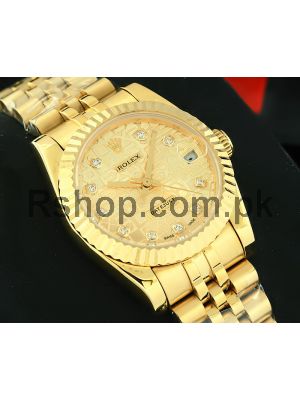 Rolex Lady-Datejust Gold Tone Watch Price in Pakistan