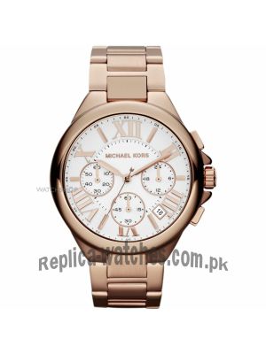 MICHAEL KORS  Oversized Bradshaw Rose Gold-Tone Watch Price in Pakistan