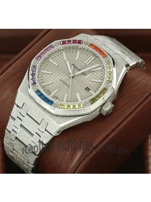 Audemars Piguet Royal Oak Frosted Gem Bezel Watch Price in Pakistan
