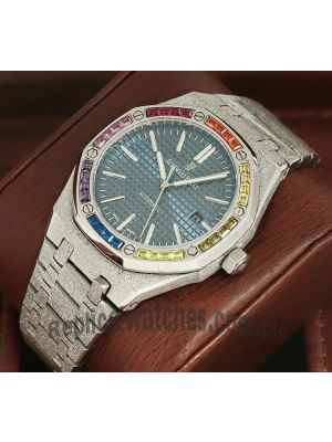 Audemars Piguet Royal Oak Gem Bezel Frosted Watch  Price in Pakistan