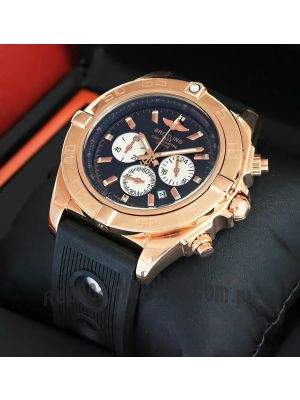 Breitling Chronomat 44 Black Leather Watch Price in Pakistan