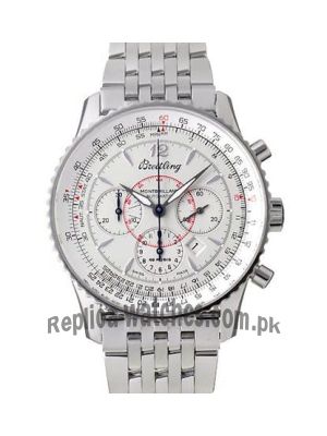 Breitling Montbrillant Chronograph White Dial Watch Price in Pakistan