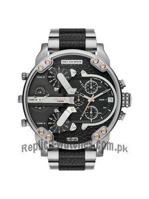 MR. DADDY 2.0 BLACK DIAL STAINLESS STEEL MEN'S WATCH Price in Pakistan