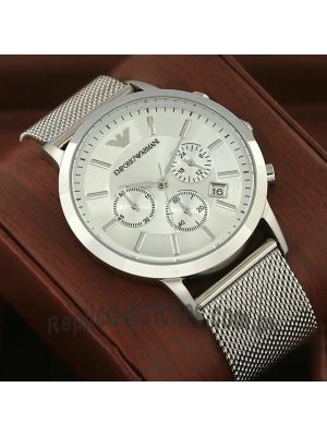 Emporio Armani Renato Classic Silver Dial Men's Watch Price in Pakistan