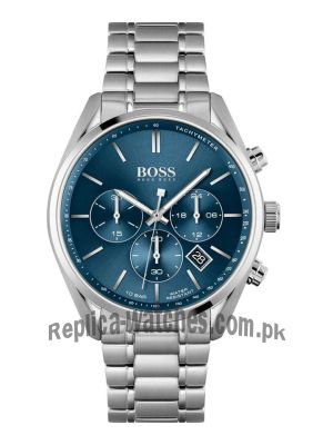 Hugo Boss Mens Chronograph Champion Blue Dial 44mm Watch Price in Pakistan