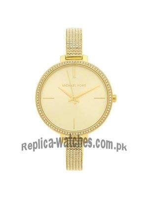 Michael Kors Jaryn Crystal Gold Sunray Dial Ladies Watch Price in Pakistan