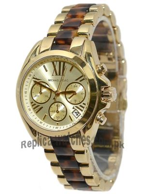 Michael Kors MK5973 Gold Dial Gold Tone Stainless Chrono Women's Watch Price in Pakistan