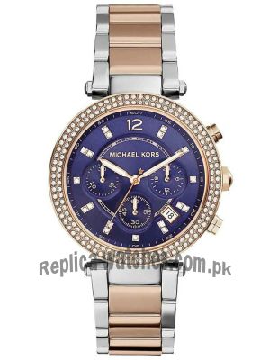 Michael Kors Women's MK6141 Parker Round Two-tone Bracelet Watch Price in Pakistan
