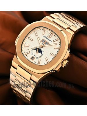 Patek Philippe Nautilus Chrono Rose Gold Watch Price in Pakistan