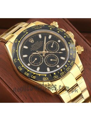 Rolex Cosmograph Daytona Black Dial Watch Price in Pakistan