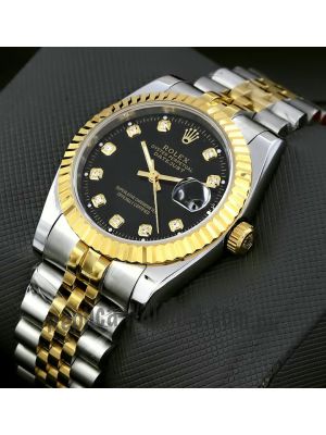 Rolex Datejust Black Diamond Dial Watch Price in Pakistan