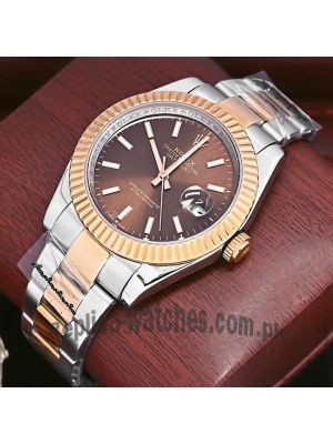 Rolex DateJust Brown Dial Watch Price in Pakistan