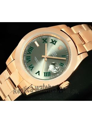 Rolex Datejust Rose Gold Gray Dial Watch 2021  Price in Pakistan