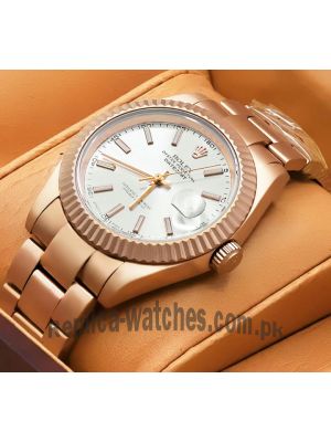 Rolex Datejust Rose Gold Titanium Watch Price in Pakistan