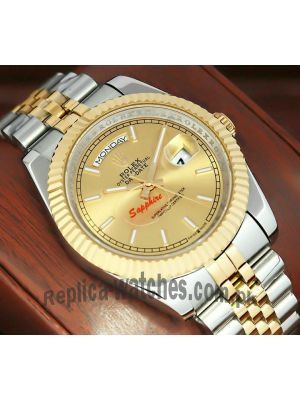 Rolex Day-Date Champagne Gold Dial Two-Tone Watch 2021 Price in Pakistan