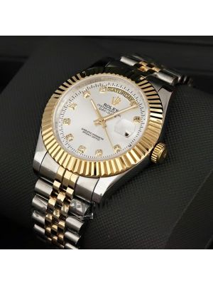 Rolex Day Date President Two Tone Silver Dial Watch Price in Pakistan