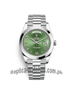 Rolex Day Date Green Dial Watch Price in Pakistan