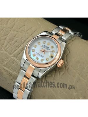 Rolex Lady Datejust Mother of Pearl Diamond Dial Watch Price in Pakistan