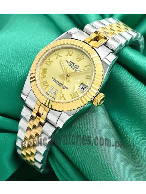 Rolex Lady Datejust Champagne Dial Watch Price in Pakistan