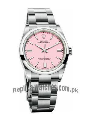 Rolex Oyster Perpetual Pink Dial Watch Price in Pakistan