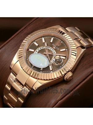 Rolex Sky Dweller Rose Gold Men's Watch Price in Pakistan
