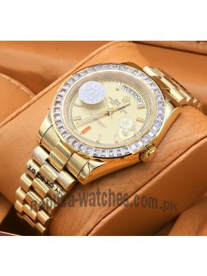 Rolex Yellow Gold Day-Date II Swiss Watch Price in Pakistan