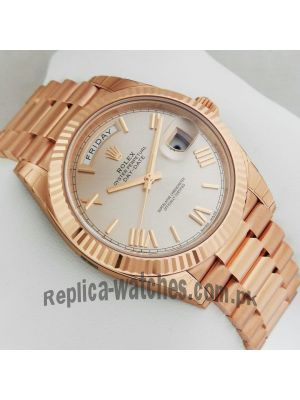 Rolex Day-Date II President Rose Gold Watch Price in Pakistan