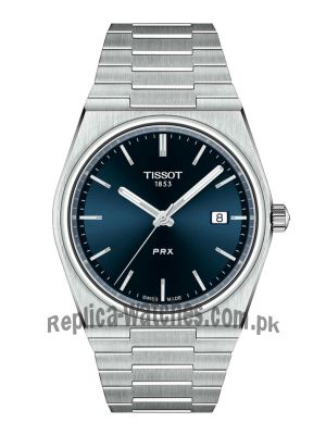 Tissot PRX Silver Stainless Steel Blue Dial Quartz Watch for Gents Price in Pakistan