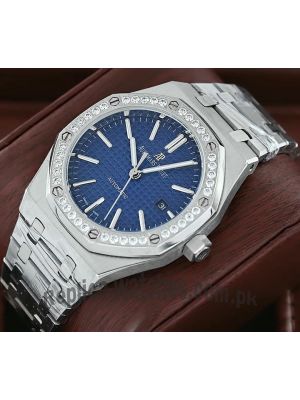 Audemars Piguet Royal Oak Blue Dial Diamond  Watch Price in Pakistan