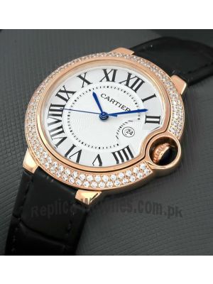 Cartier Ballon Bleu Unisex Diamond Watch  Price in Pakistan