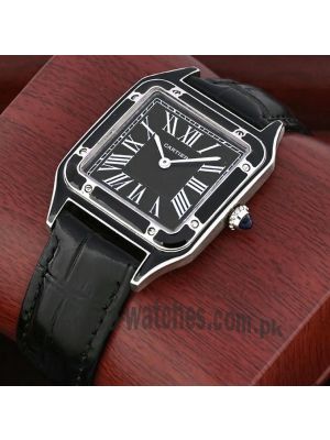 Cartier Santos Dumont Ladies Black Watch Price in Pakistan