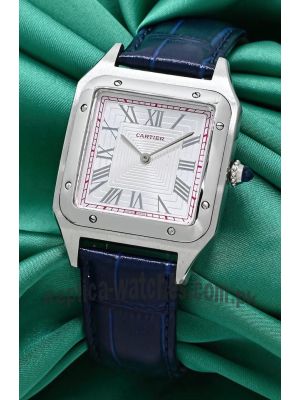 Cartier Santos Dumont Ladies Blue Straps Watch Price in Pakistan