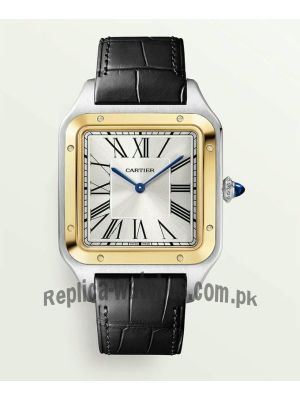 Cartier Santos Dumont Two Tone Ladies Watch
