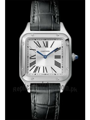 Cartier Santos Dumont Silver Dial Watch