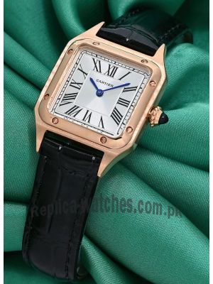 Cartier Santos Dumont Rose Gold Ladies Watch Price in Pakistan