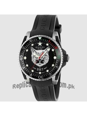 Gucci Dive Black Watch Price in Pakistan