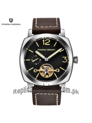 PAGANI DESIGN  Men's Mechanical  High Quality Leather Military Sports Watch Price in Pakistan
