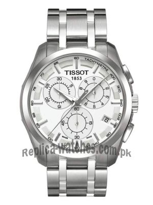 Tissot Couturier Chronograph White Dial Men Watch  Price in Pakistan