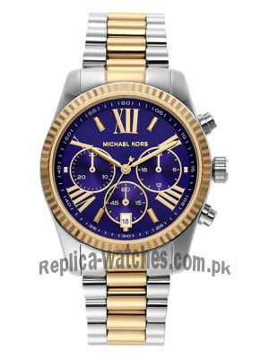 Michael Kors Lexington Chronograph Blue Dial ladies Watch Price in Pakistan