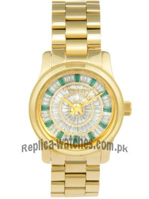 Michael Kors Women's Runway Gold-Tone Watch Price in Pakistan