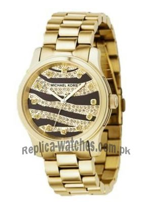 Michael Kors Runway Zebra Print Watch Price in Pakistan