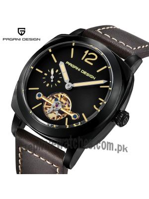 PAGANI DESIGN  Men's Mechanical  High Quality Leather Military Sports Watch Price in Pakistan