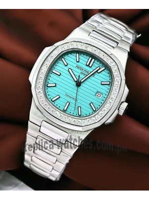 Patek Philippe Nautilus Diamond Bezel Watch Price in Pakistan