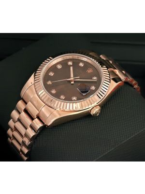 Rolex Datejust 41 Rose Gold Brown Dial Watch Price in Pakistan