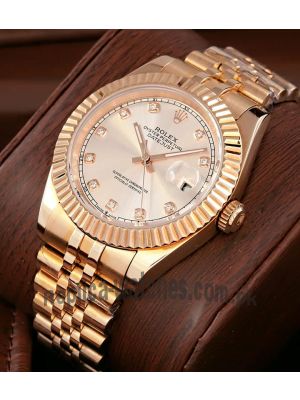 Rolex Datejust Rose Gold Diamond Dial Watch Price in Pakistan