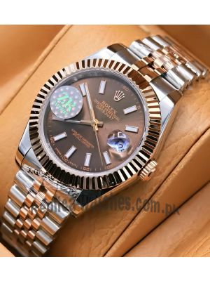 Rolex Datejust II Brown Dial Two Tone Watch Price in Pakistan