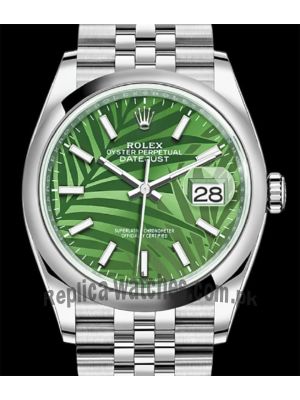 New 2021 Rolex Datejust Green Palm Motif Dial 126200 Watch  (2021) Price in Pakistan