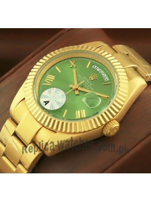 Rolex Day-Date 40 Olive Green Dial Titanium Watch Price in Pakistan