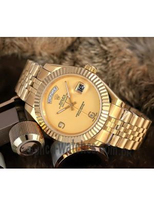 Rolex Day-Date Gold Dial Watch Price in Pakistan